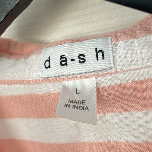 DASH women’s cotton striped button down shirt - Picture 3 of 5